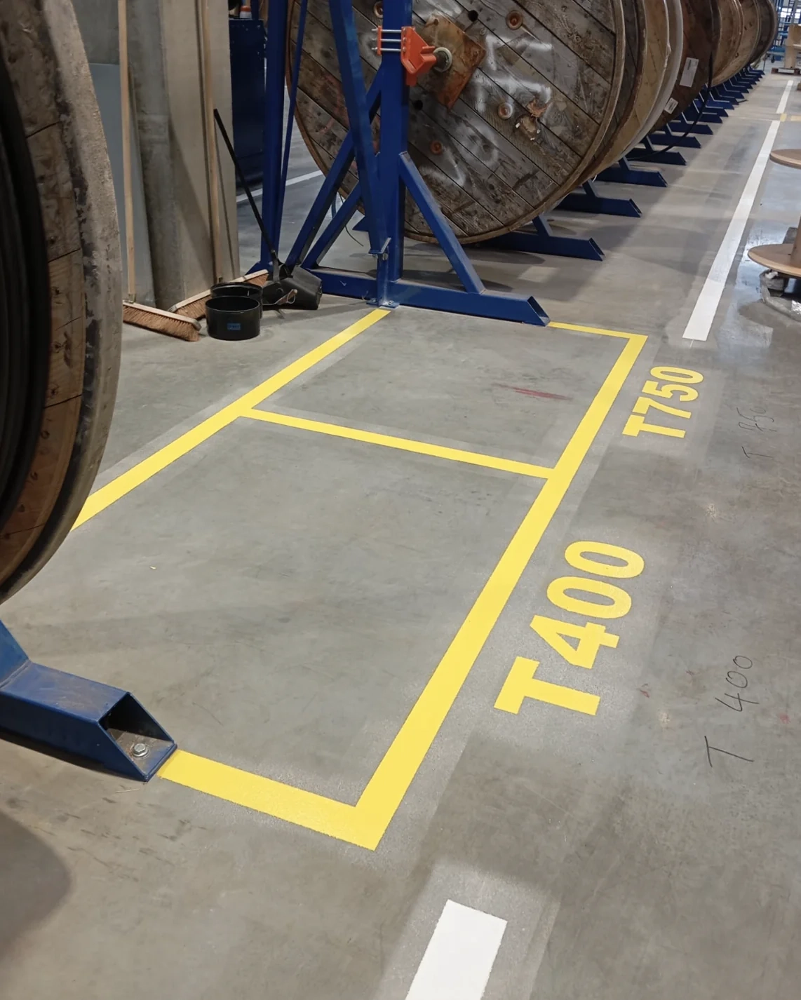 Marquage au sol usine Haute-Savoie